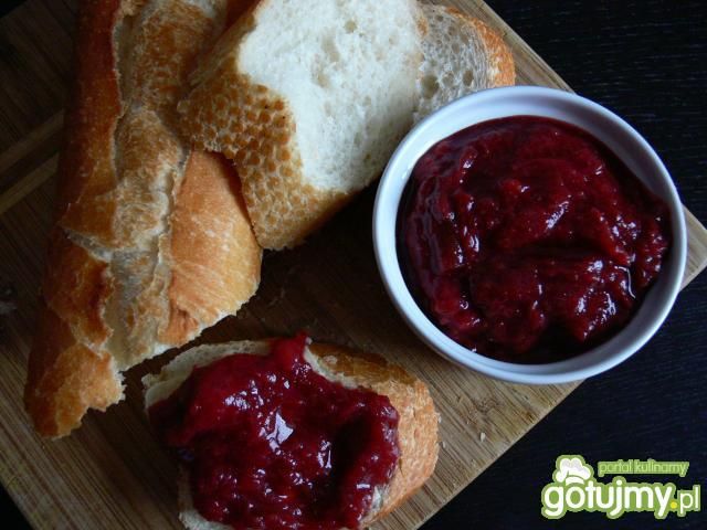 Dżem truskawkowo- rabarbarowy Dżem truskawkowo- rabarbarowy