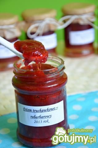 Dżem truskawkowo-rabarbarowy 2