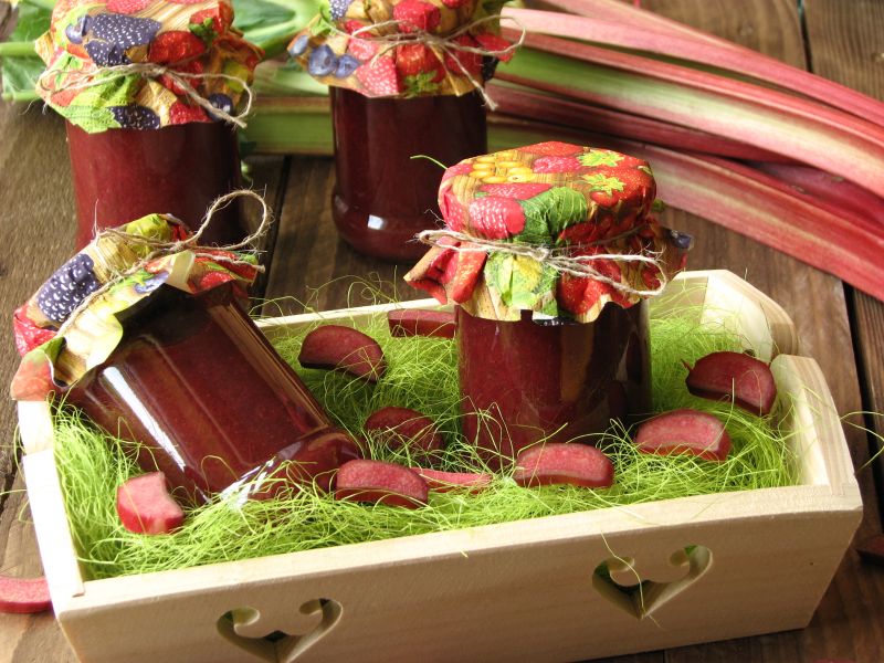 Dżem truskawkowo-rabarbarowy