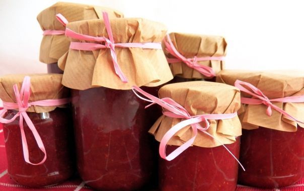 Dżem truskawkowo-rabarbarowy