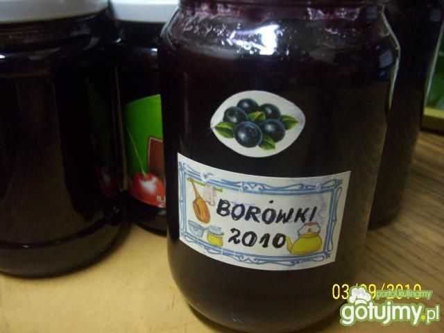 Dżem z borówki amerykańskiej Dżem z borówki amerykańskiej