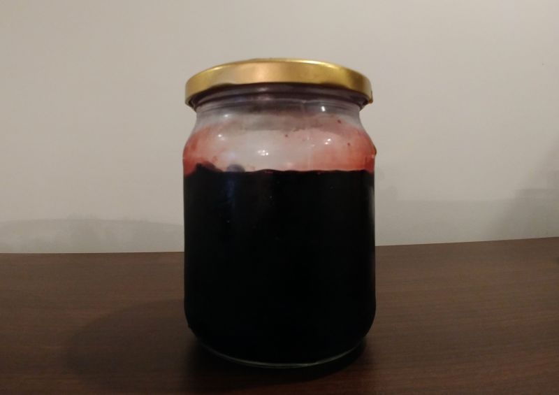 Dżem z czarnej porzeczki i jagód