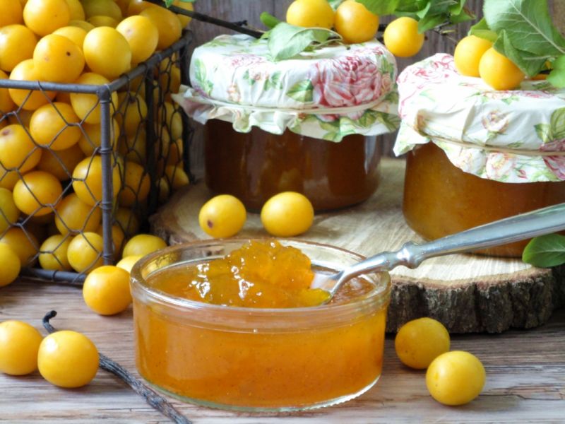 Dżem z mirabelek z wanilią