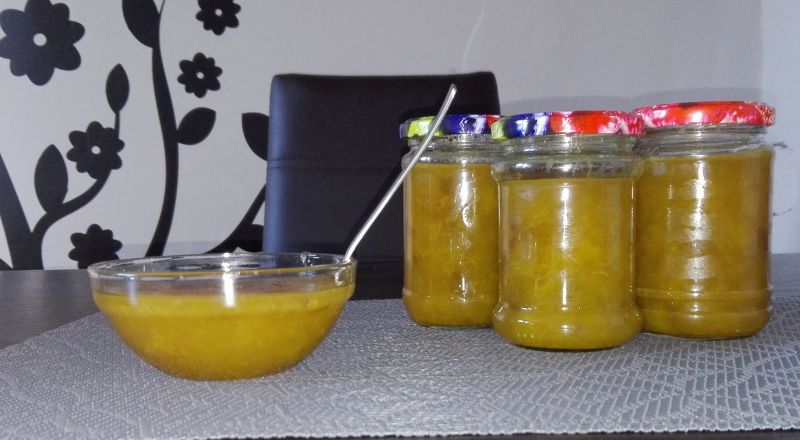 Dżem z żółtych śliwek Dżem z żółtych śliwek