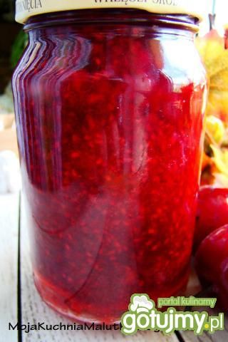 Dżemik malinowy z cytrynką  Dżemik malinowy z cytrynką