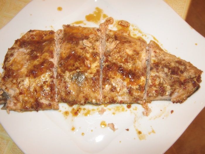 Dziki łosoś w paprykowej marynacie