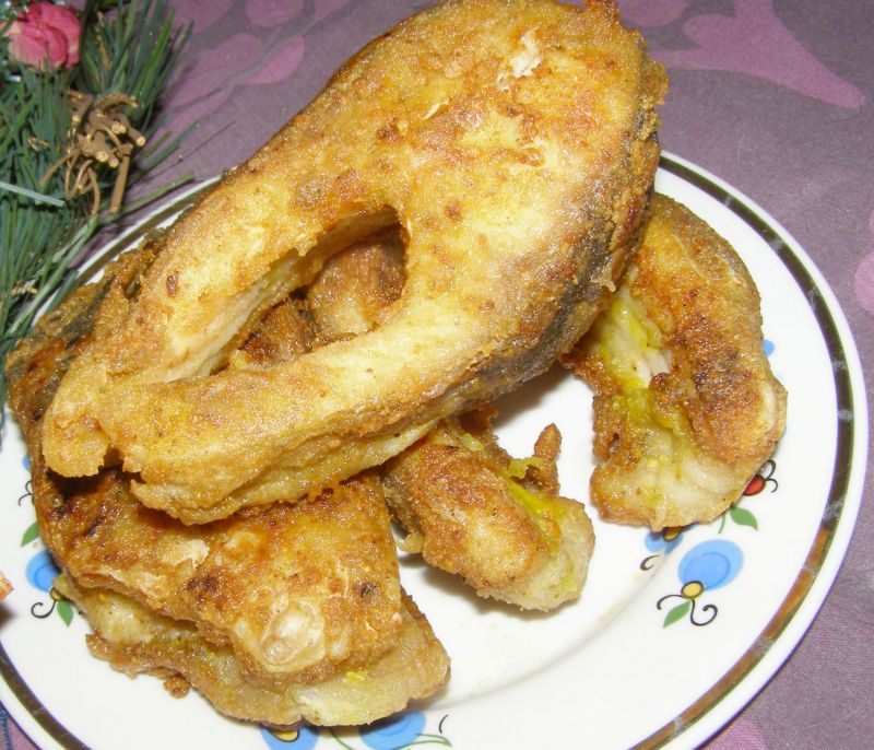 Dzwonki karpia na maśle smażone