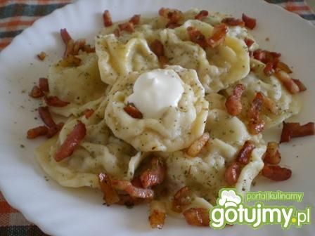 Dzyndzałki z hreczką i skwareczkami 