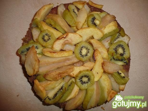 egzotyczne ciacho z owocami