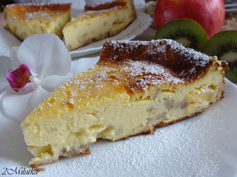 Egzotyczny sernik z ananasem