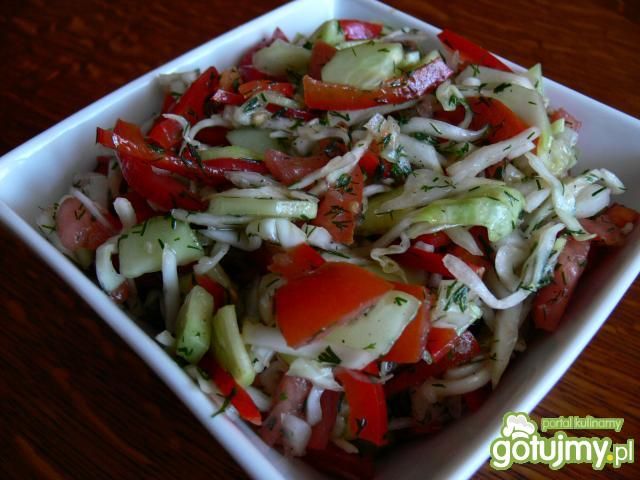 Ekspresowa surówka z młodej kapusty Ekspresowa surówka z młodej kapusty