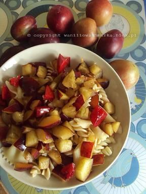 Ekspresowy makaron ze śliwkam Ekspresowy makaron ze śliwkam