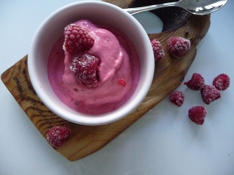 Ekspresowy sorbet malinowy