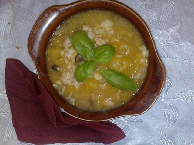 Eli zupa z dyni z ryżem