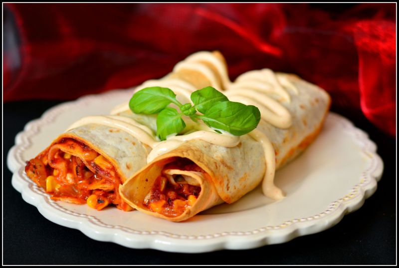 Enchilada z kurczakiem