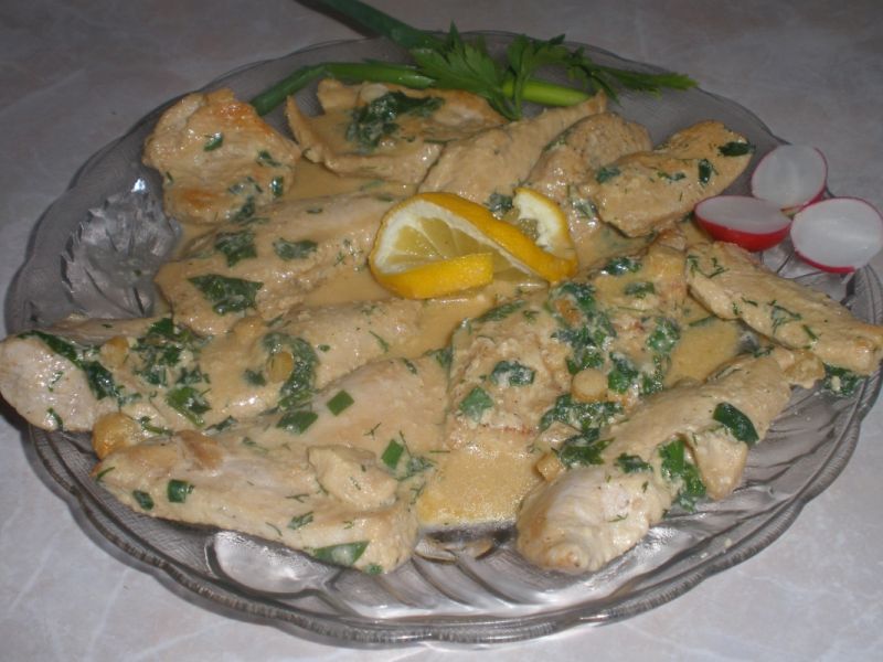 Eskalopki w ziołowym sosie