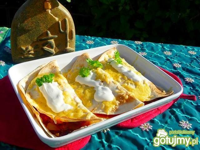 Fajitas z mieloną wołowiną Fajitas z mieloną wołowiną