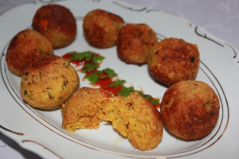 Falafel bardzo aromatyczne Falafel bardzo aromatyczne