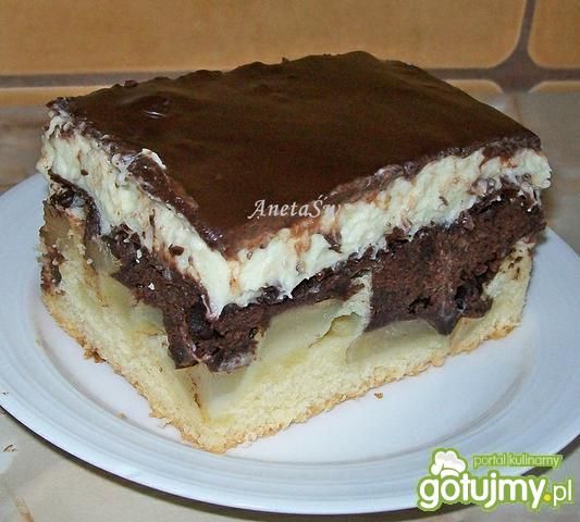 Fale Dunaju z kremem i gruszkami