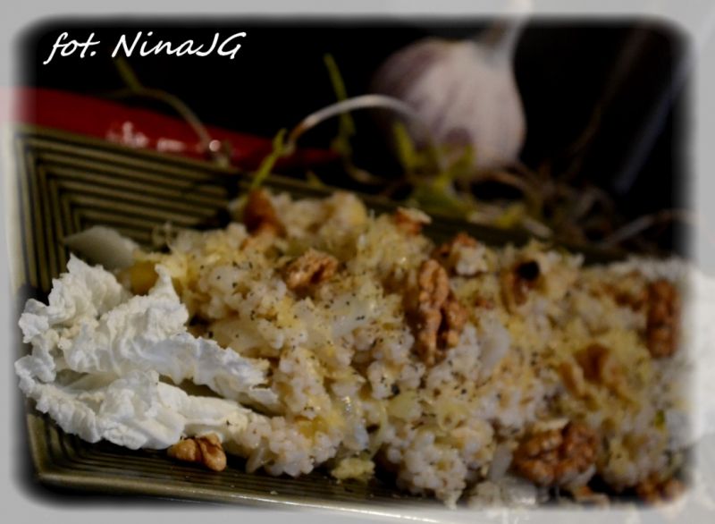 Fantazja jęczmienna na liściu kapusty  Fantazja jęczmienna na liściu kapusty