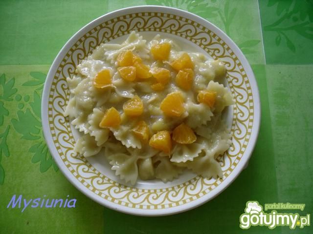 Farfalle smażone z bananami