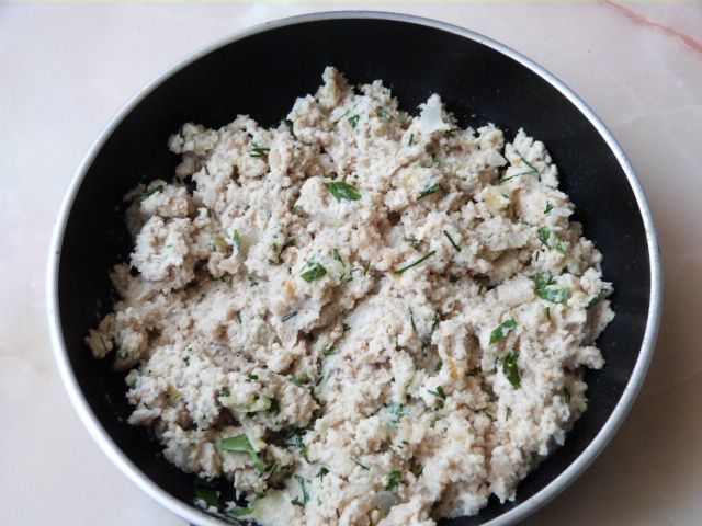 Farsz do pierogów z gotowanego mięsa