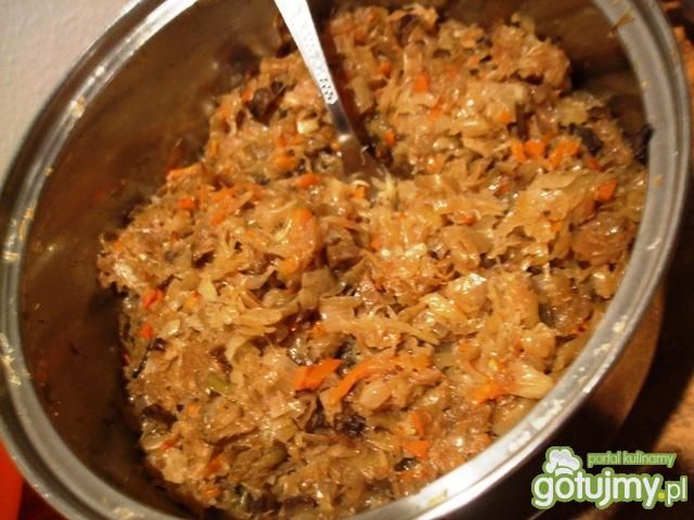 Farsz z kapusty kiszonej i grzybów