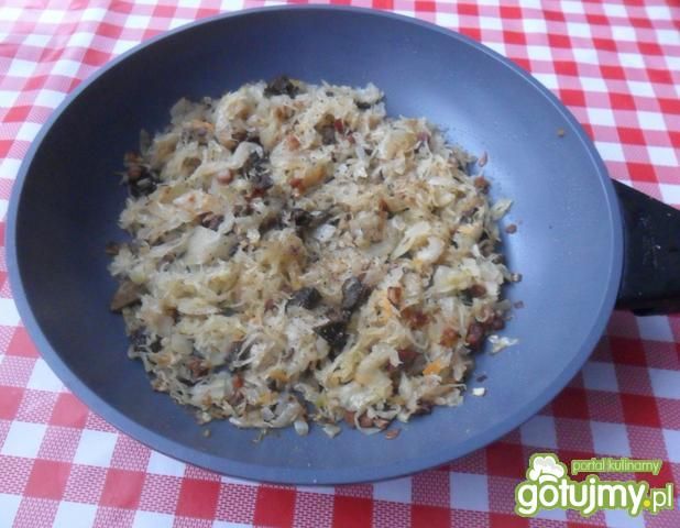 Farsz z kapusty kiszonej i pieczarek  Farsz z kapusty kiszonej i pieczarek