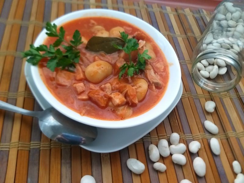 Fasola Jaś po bretońsku.