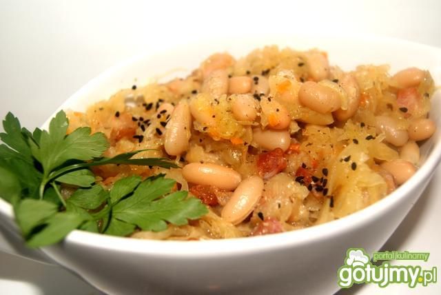 Fasola z kapustą  Fasola z kapustą