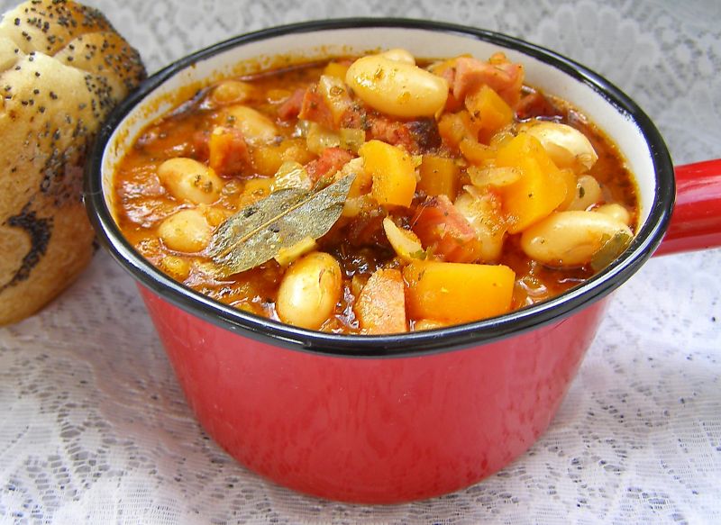 Fasola z marchewką z szybkowara 