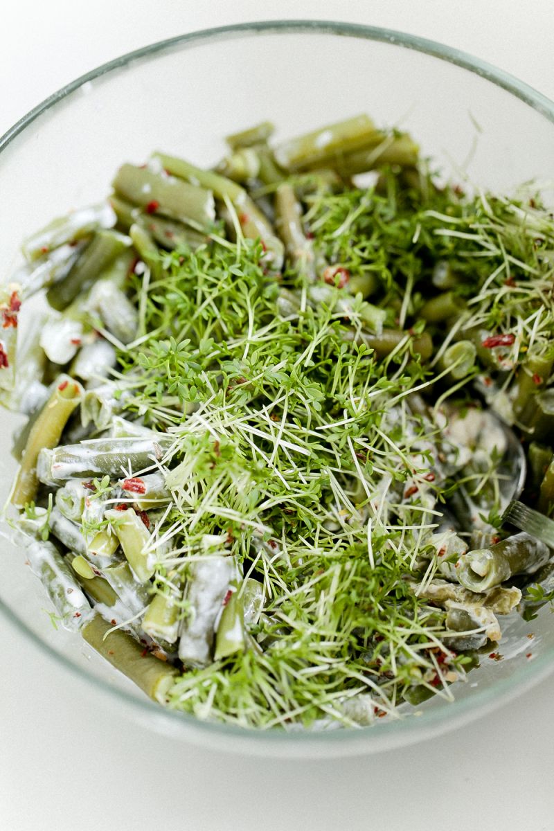 Fasolka majonezowo-rzeżuchowa Fasolka majonezowo-rzeżuchowa