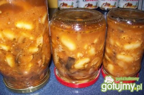 Fasolka po bretońsku w słoikach