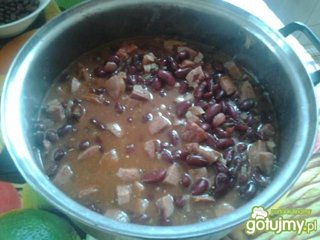 Fasolka po Bretońsku z kiełbasą Fasolka po Bretońsku z kiełbasą