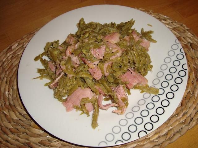 Fasolka szparagowa z bekonem