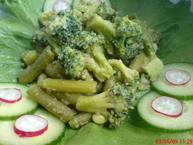 Fasolka szparagowa z brokułami