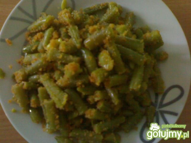 Fasolka szparagowa z bułką tartą 2 Fasolka szparagowa z bułką tartą 2