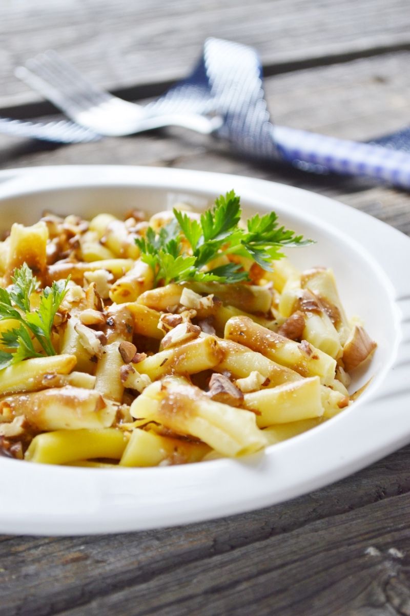 Fasolka szparagowa z orzechami 