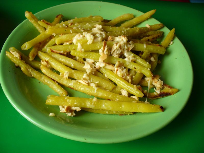 Fasolka szparagowa z oscypkiem