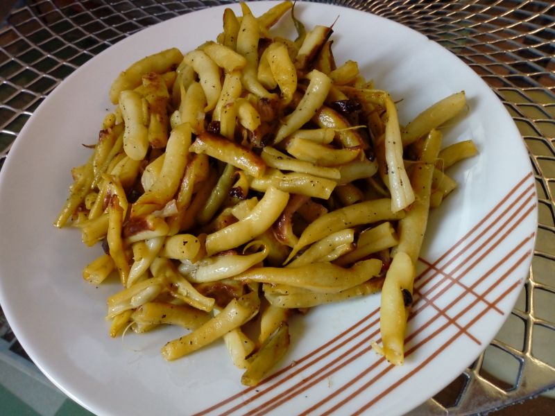 Fasolka szparagowa z patelni Fasolka szparagowa z patelni