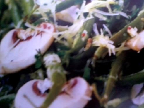 fasolka szparagowa z pieczarkami fasolka szparagowa z pieczarkami