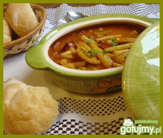 Fasolka szparogowa w pomidorowym sosie