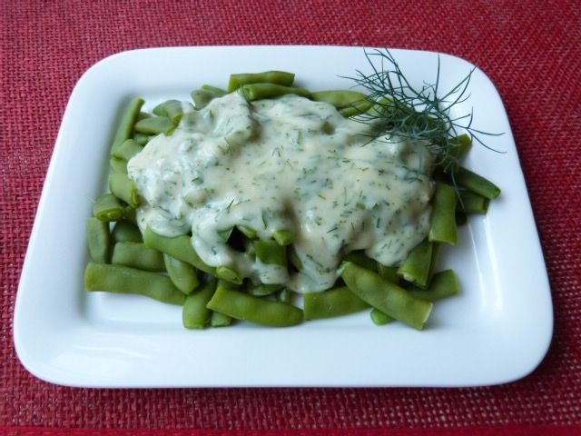 Fasolka w koperkowym sosie Fasolka w koperkowym sosie