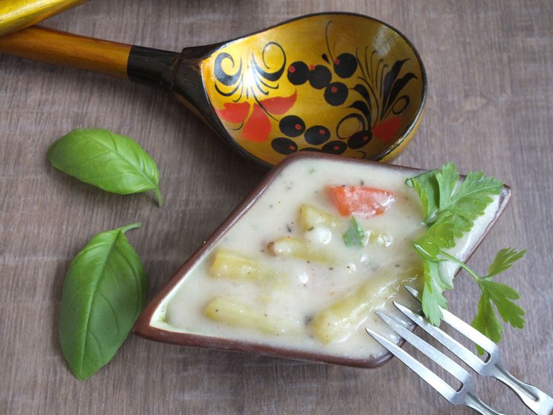 Fasolka w maślanym sosie cebulowo-pietruszkowym Fasolka w maślanym sosie cebulowo-pietruszkowym