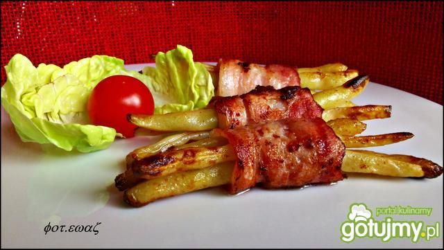 Fasolka w objęciach boczku Fasolka w objęciach boczku