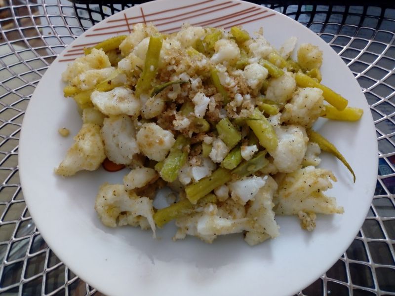 Fasolka z kalafiorem
