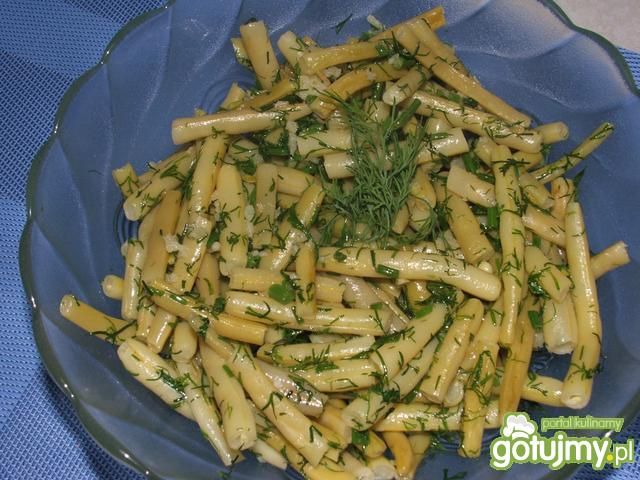 Fasolka z koperkiem i czosnkiem