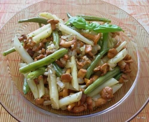 Fasolka z kurkami w/g Bahusa 