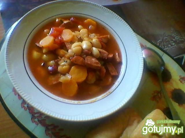 Fasolka z pomidorami z puszki