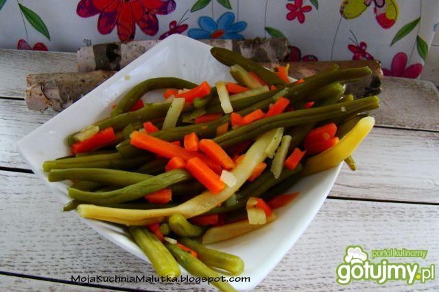 Fasolka zielona z włoszczyzną 